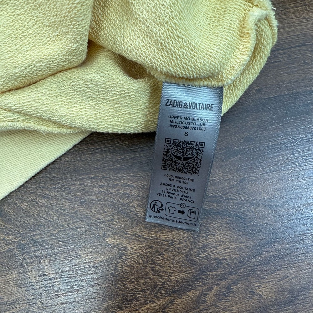 Zadig & Voltaire Logo-Print Embroidered Sweatshirt - Picture 9 of 9